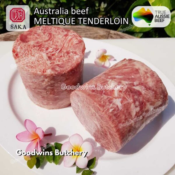 Beef MELTIQUE TENDERLOIN import Australia SAKA steak cuts 500gr | daging sapi meltik has dalam Eye Fillet mignon for Teriyaki Shabu2 Sukiyaki Saikoro Roast Schnitzel frozen - Image 50