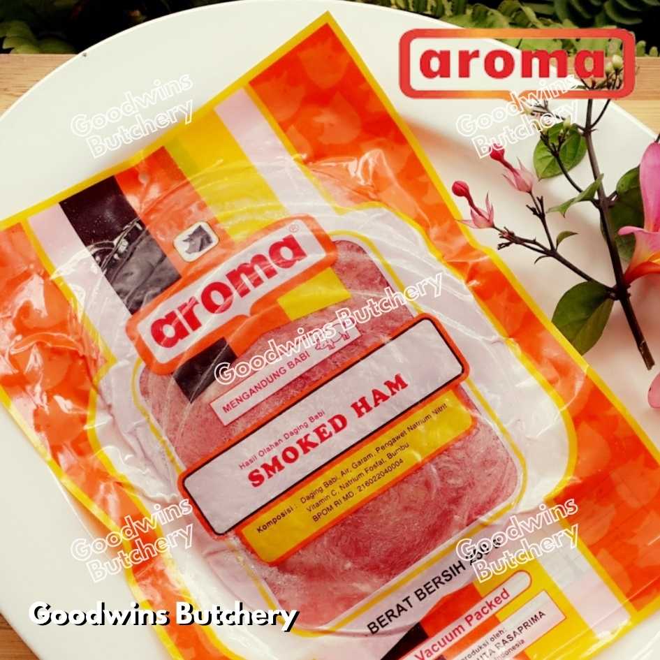 All pork HAM WHOLE UTUH Bali Aroma & Mama's frozen | Cooked Danish Gammon Honey Smoked | frozen 2-5kg - Image 9