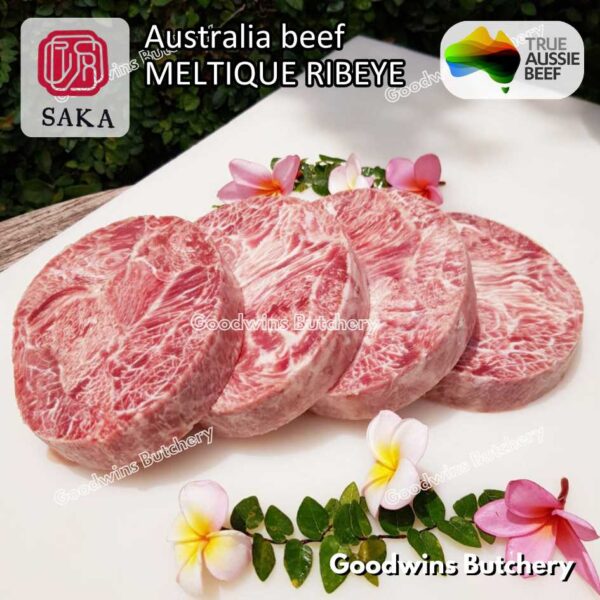 Beef MELTIQUE RIBEYE import Australia SAKA steak cuts 350-750 gr/pack | daging sapi meltik Scotch-Fillet Cuberoll for Teriyaki Shabu2 Sukiyaki Saikoro Roast Schnitzel - Image 5