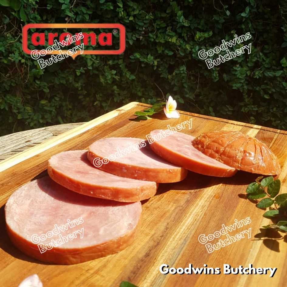All pork HAM WHOLE UTUH Bali Aroma & Mama's frozen | Cooked Danish Gammon Honey Smoked | frozen 2-5kg - Image 68
