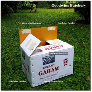 Packaging kardus dus bekas GudangGaram+/- 53x38x34cm 1.2kg untuk lapisan styrofoam LARGE 68L | Used Gudang Garam cardboard box as the outer layer for the LARGE Styrofoam box