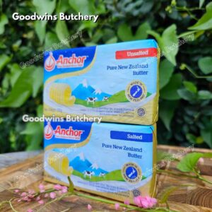 Butter ANCHOR Pure New Zealand SALTED & UNSALTED | mentega import NZ 200gr chilled