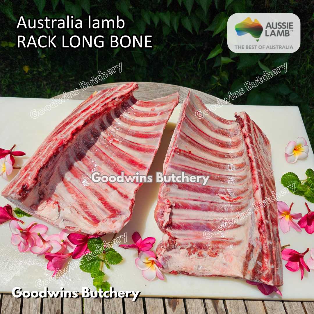 Australia LAMB CHOP RACK long bones +/- 1kg | daging tulang iga domba muda import frozen - Image 10