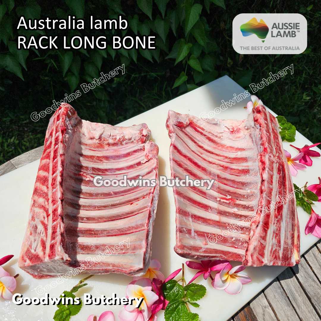 Australia LAMB CHOP RACK long bones +/- 1kg | daging tulang iga domba muda import frozen - Image 5