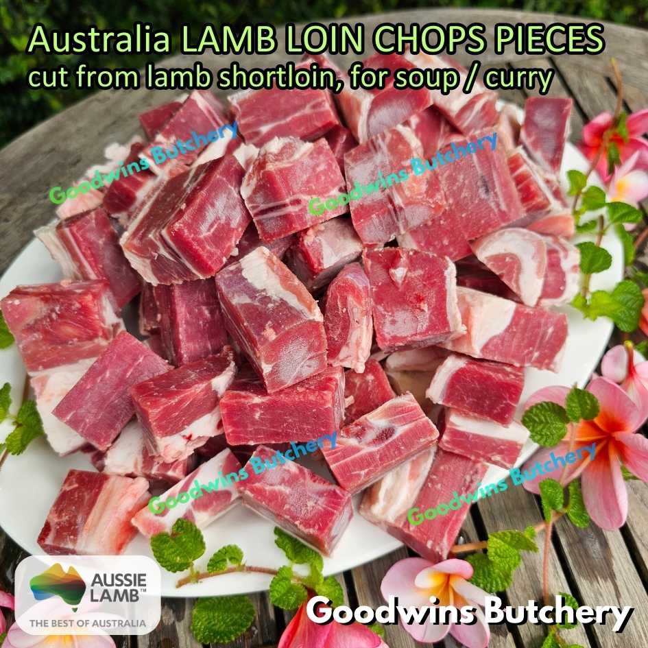 Lamb LOIN CHOPS / T-BONE CHOP (cut from lamb shortloin) 700 gr/pack | Australia Wammco WhiteStripe Midfield | iga domba muda frozen - Image 68