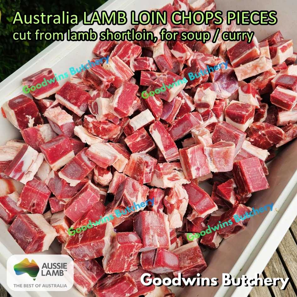 Lamb LOIN CHOPS / T-BONE CHOP (cut from lamb shortloin) 700 gr/pack | Australia Wammco WhiteStripe Midfield | iga domba muda frozen - Image 69