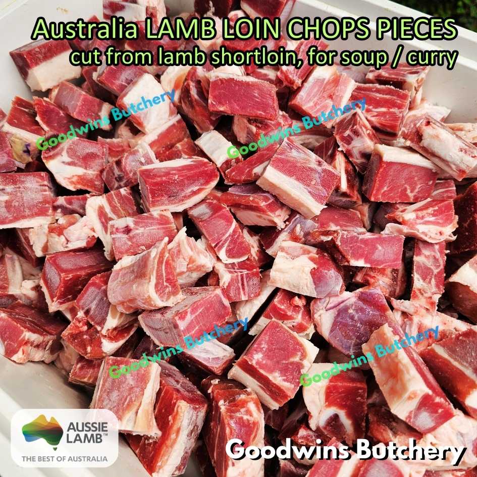 Lamb LOIN CHOPS / T-BONE CHOP (cut from lamb shortloin) 700 gr/pack | Australia Wammco WhiteStripe Midfield | iga domba muda frozen - Image 70