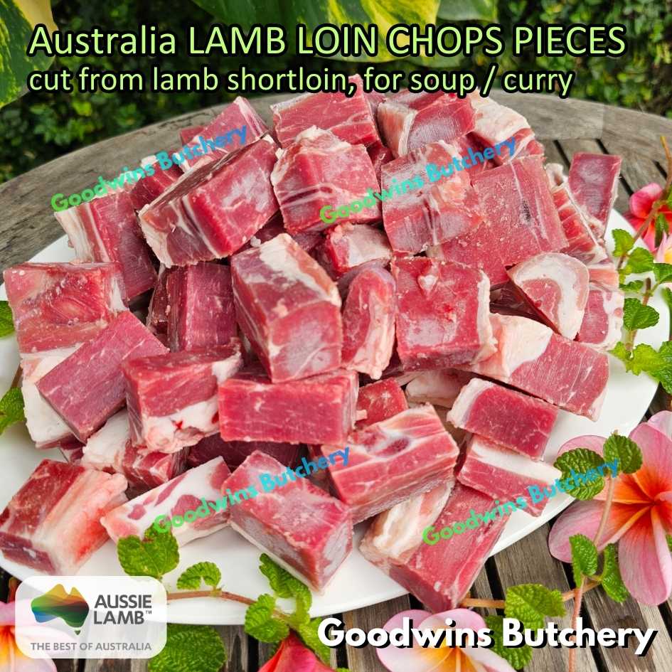 Lamb LOIN CHOPS / T-BONE CHOP (cut from lamb shortloin) 700 gr/pack | Australia Wammco WhiteStripe Midfield | iga domba muda frozen - Image 71