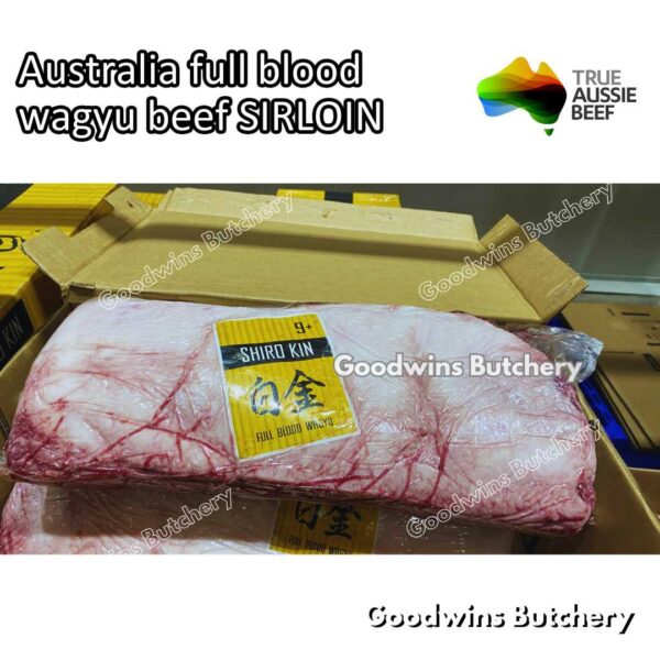 Shiro Kin Rump Cap Wagyu beef SHIRO KIN pure blood RIBEYE & SIRLOIN marbling MB9+ chilled ...