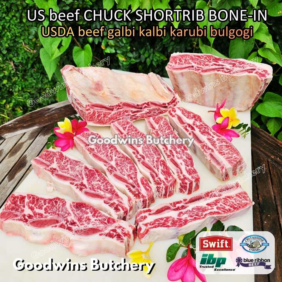 US beef CHUCK SHORTRIB BONE-IN portioned half cut 1.5-2.5kg for Roast Galbi Karubi Bulgogi Konro | USDA choice CREEKSTONE | daging iga sapi short rib frozen - Image 11