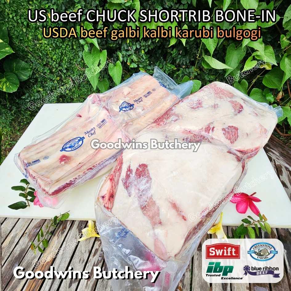 US beef CHUCK SHORTRIB BONE-IN portioned half cut 1.5-2.5kg for Roast Galbi Karubi Bulgogi Konro | USDA choice CREEKSTONE | daging iga sapi short rib frozen - Image 18
