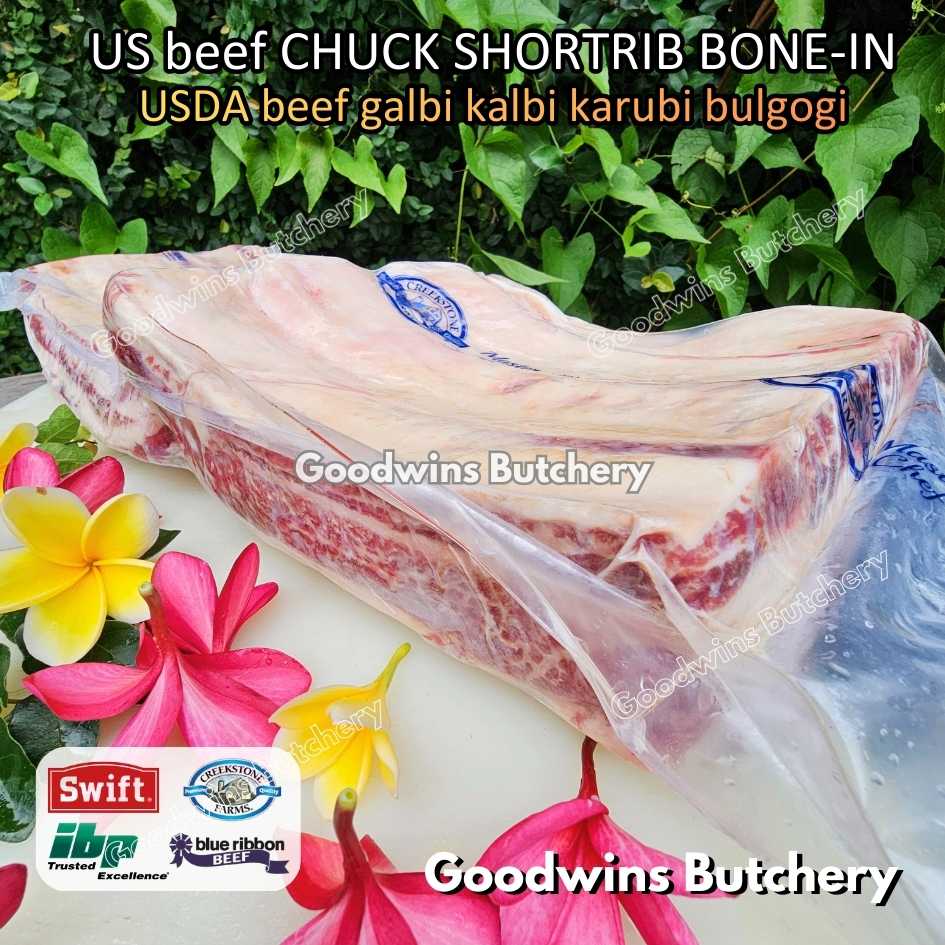 US beef CHUCK SHORTRIB BONE-IN portioned half cut 1.5-2.5kg for Roast Galbi Karubi Bulgogi Konro | USDA choice CREEKSTONE | daging iga sapi short rib frozen - Image 16