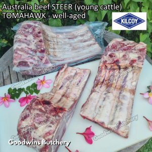 Beef TOMAHAWK Australia STEER (young cattle) Kilcoy 2-3 Ribs 2.5 - 3kg