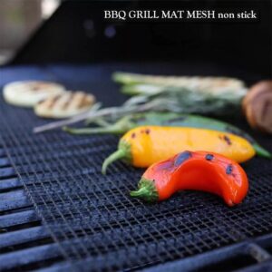 BBQ GRILL MESH & MAT SHEETS Non-stick Heat-resistant & Reusable | Alas Panggang BBQ Jaring Anti Lengket Tahan Panas