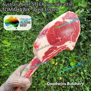 Beef TOMAHAWK Australia STEER (young cattle) KILCOY 1-5 ribs 2-7 kg/pc aged-frozen
