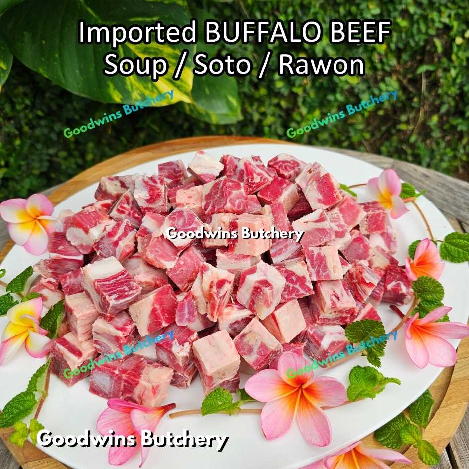 Buffalo beef daging Kerbau SOUP SOTO RAWON CUTS imported frozen vacuum packed 1kg - Image 5