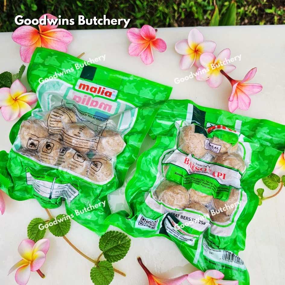 Malia Halal BAKSO SAPI beef meatballs frozen 250gr - Image 12