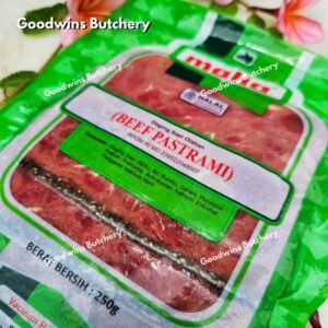 Malia Halal BEEF PASTRAMI frozen 250gr