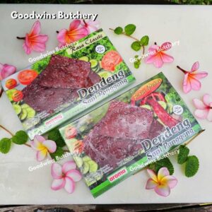 Malia Aroma Halal DENDENG SAPI PANGGANG rasa classic & pedas roasted beef jerky frozen 270gr