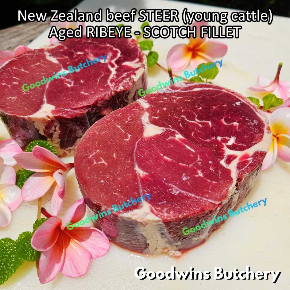 Beef RIBEYE New Zealand STEER (young cattle) aged-frozen whole cuts utuh +/- 5kg | brand NZ ANZCO | Scotch-Fillet Cuberoll - Image 16
