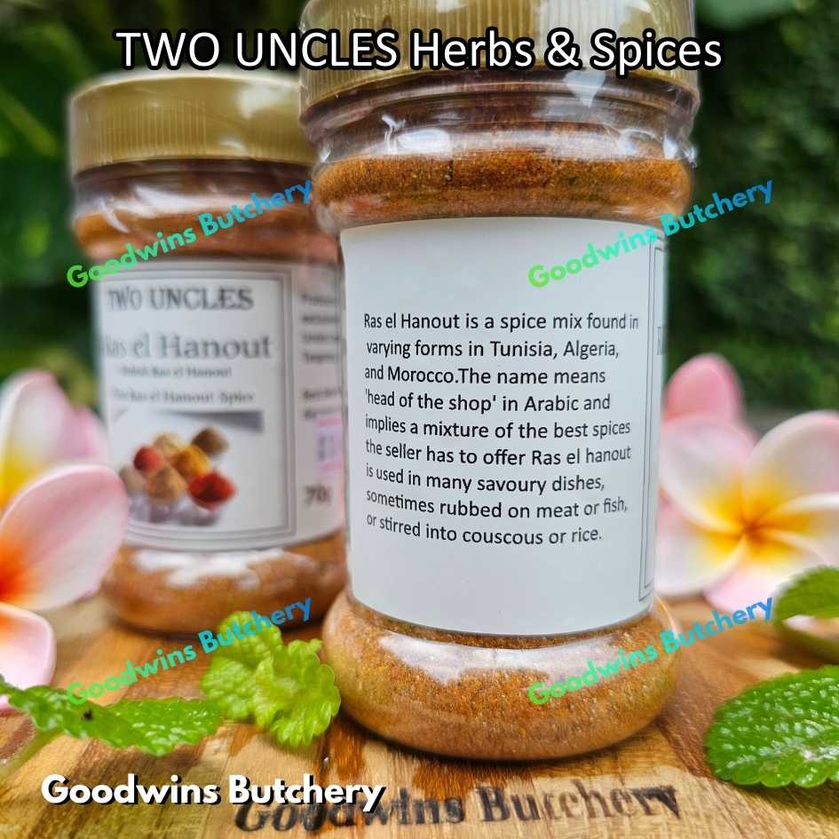 TWO UNCLES herbs & spices | Bokharat Harissa Ras El Hanout BlackPepper Caraway Cayenne Chili Fennel Cardamon Juniper Berries Nutmeg Oregano Parsley Rosemary Smoked Paprika Thyme WhitePepper - Image 70