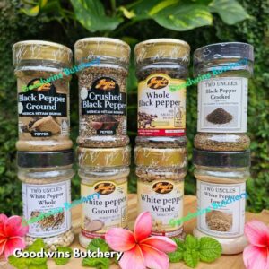 ALL lada merica hitam putih utuh cacah bubuk | Black Pepper White Pepper whole crushed cracked ground powder | Jay's & Two Uncles Jays