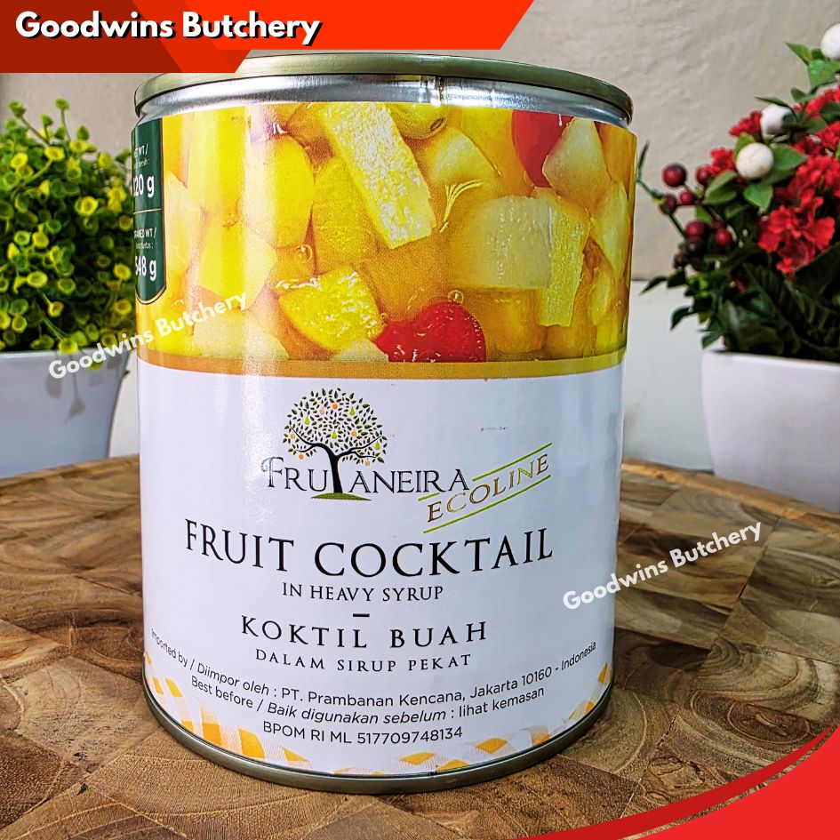 Frutaneira fruit Cocktail Cherry Lychee Longan Peach Cherries Leci in syrup - Image 26