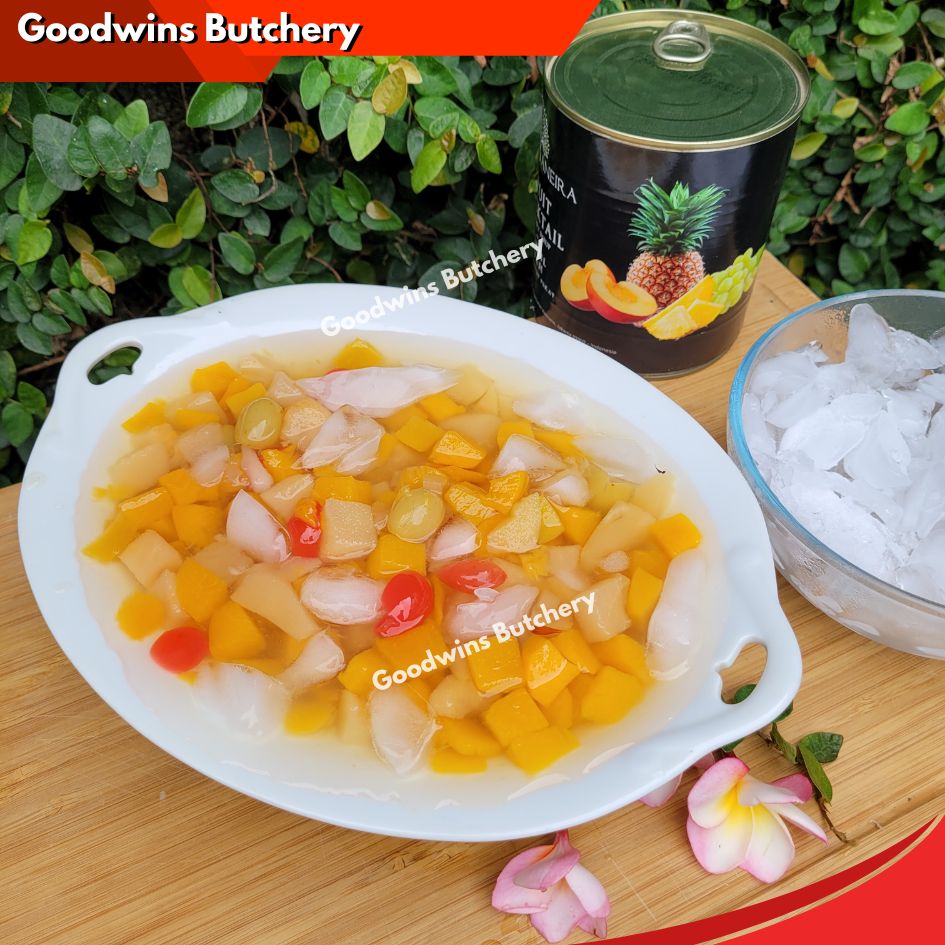 Frutaneira fruit Cocktail Cherry Lychee Longan Peach Cherries Leci in syrup - Image 21