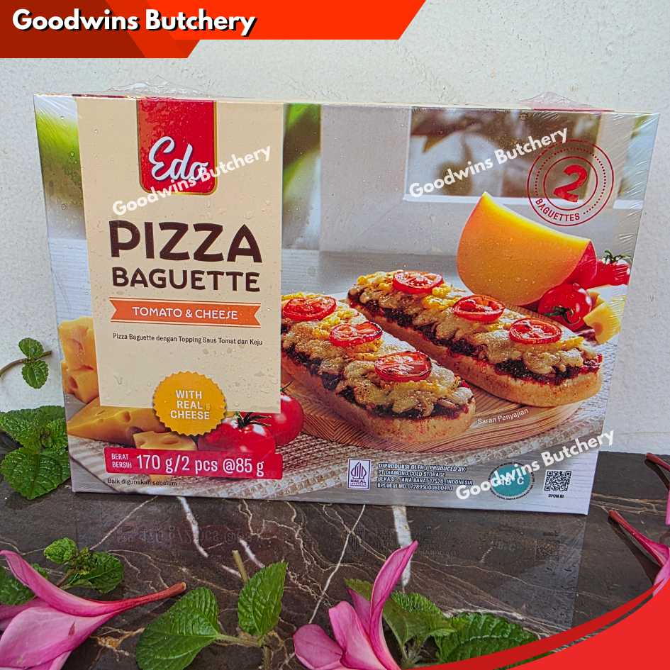 EDO Pizza Baguette frozen 2 pcs 170gr - Image 2
