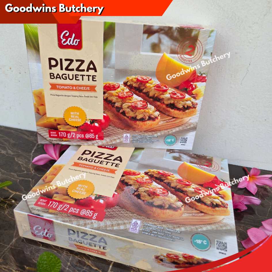 EDO Pizza Baguette frozen 2 pcs 170gr - Image 4