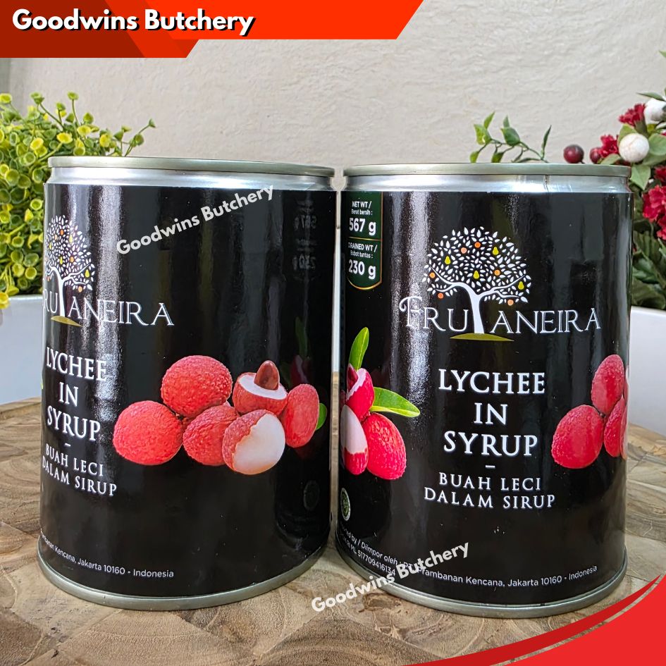 Frutaneira fruit Cocktail Cherry Lychee Longan Peach Cherries Leci in syrup - Image 12