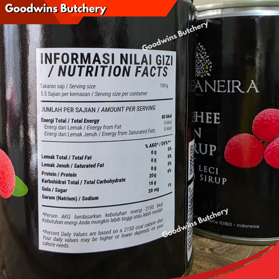 Frutaneira fruit Cocktail Cherry Lychee Longan Peach Cherries Leci in syrup - Image 11