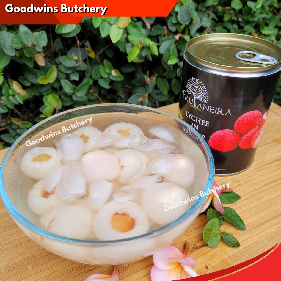 Frutaneira fruit Cocktail Cherry Lychee Longan Peach Cherries Leci in syrup - Image 7