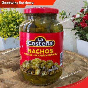 LaCostena NACHOS PICKLED JALAPENO PEPPERS SLICED La Costena Mexico 440gr 15.5oz