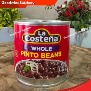 LaCostena WHOLE PINTO BEANS Mexican La Costena Mexico 440gr 15.5oz kacang merah red bean