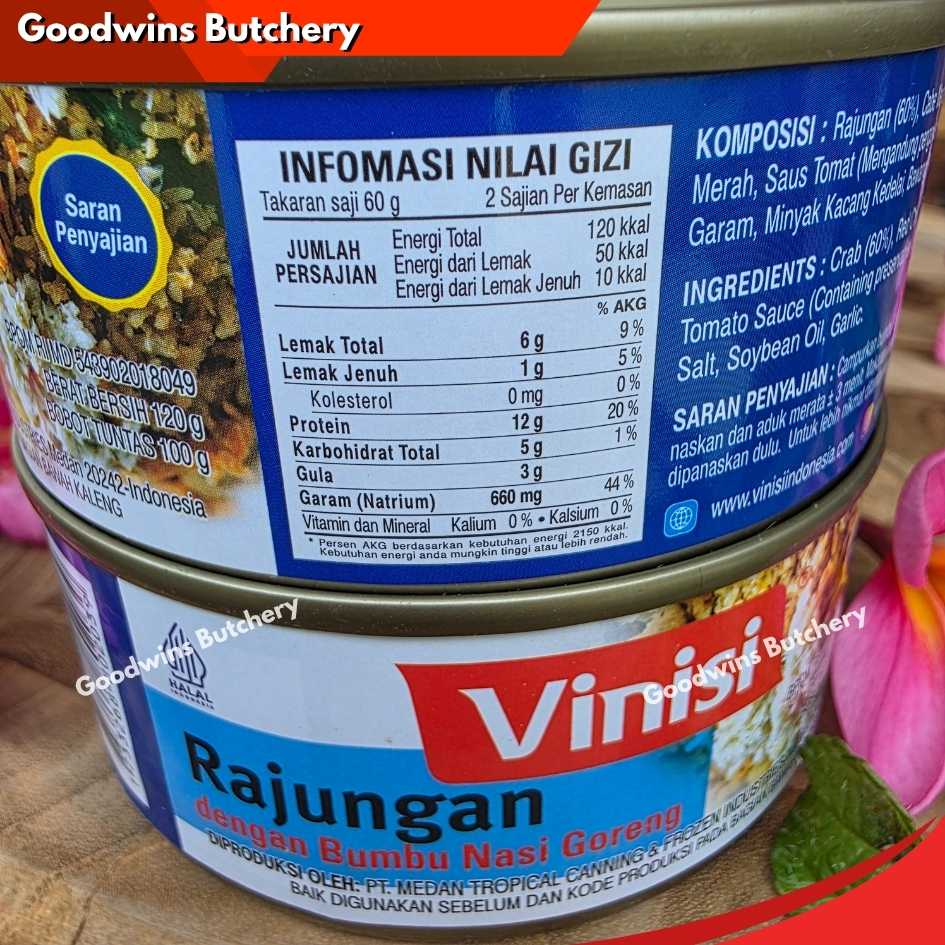 VINISI Tuna Chunk Crab Cakalang Kepiting Rajungan Ikan Asin Rica Sambal Goreng Balado Bawang Bombay Gulai Rendang - Image 36