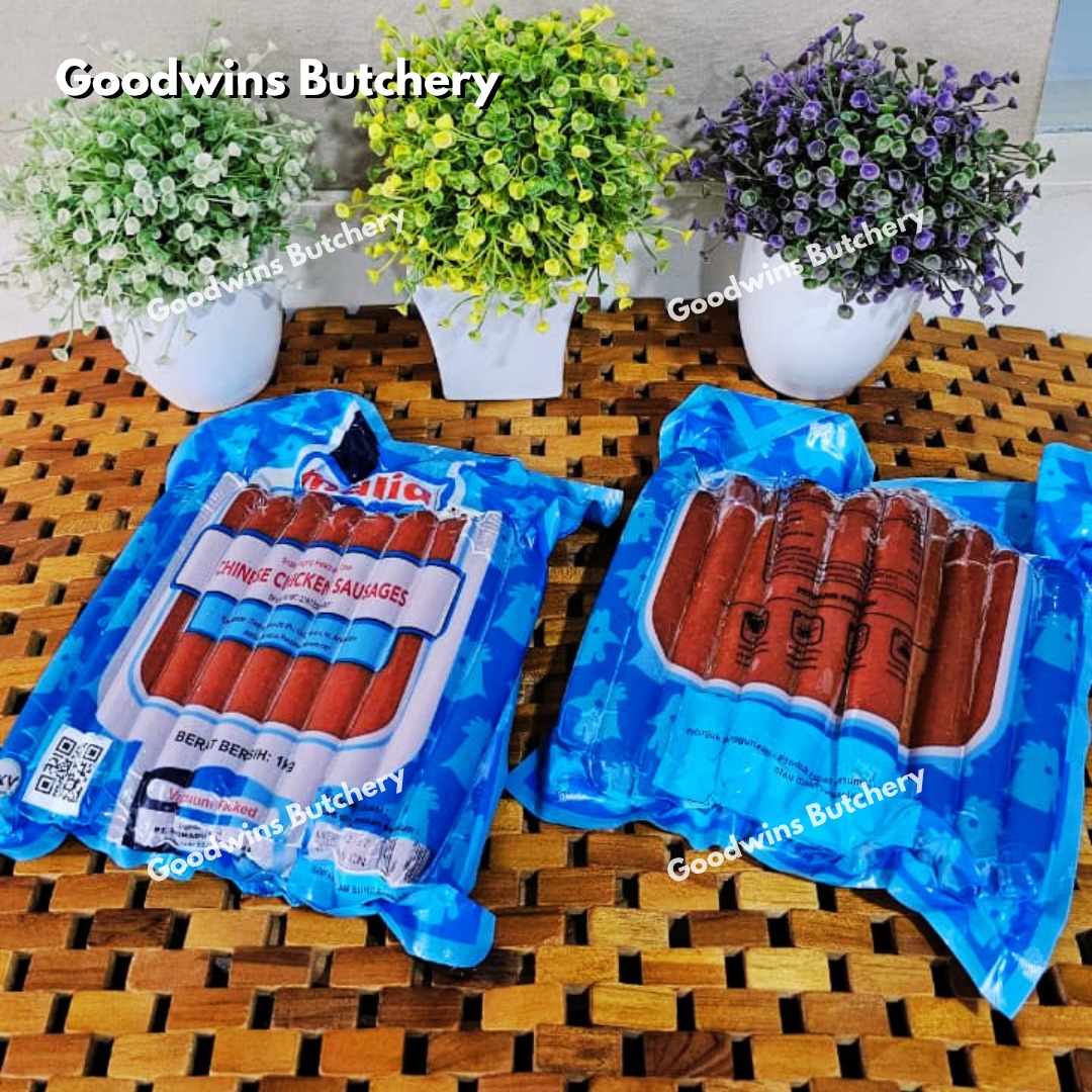 Malia Halal LAP CHIONG SOSIS AYAM Chinese chicken sausage lapchiong frozen 1kg - Image 14