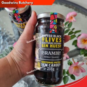 Zaitun BLACK OLIVE PITTED Spain LA RAMBLA 235g